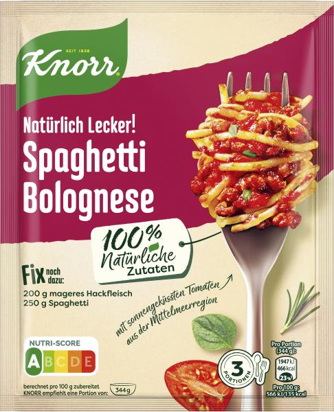 Knorr Natürlich Lecker! Spaghetti Bolognese