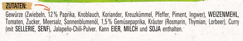 Maggi Würz-Mix für Süßkartoffel-Puten-Gulasch mit Kreuzkümmel und Paprika 