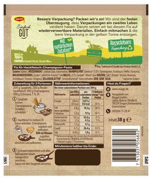 Maggi Fix Bolognese Bianco