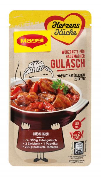 Maggi Herzensküche Würzpaste Gulasch