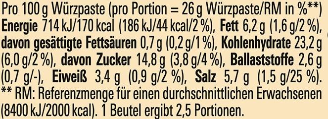 Maggi Herzensküche Würzpaste Lasagne