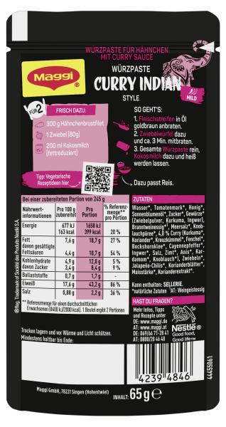 Maggi Magic Asia Würzpaste Für Curry Indian Style