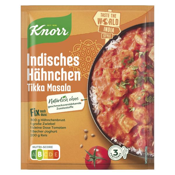 Knorr Fix Indisches Hähnchen Tikka Masala