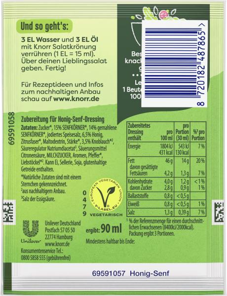 Knorr Salatkrönung Honig-Senf