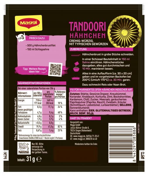 Maggi Food Travel Tandoori Hähnchen