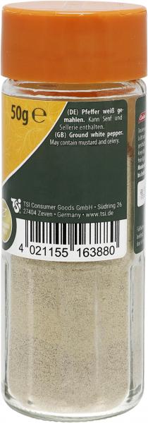 Cadea Pfeffer weiß gemahlen