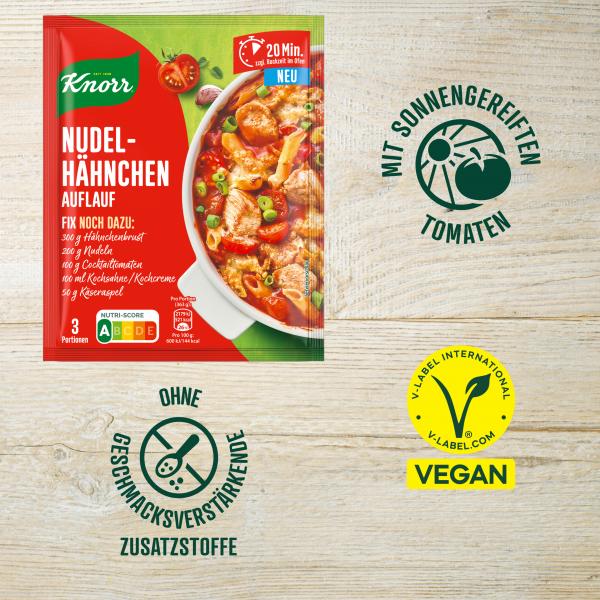 Knorr Fix Nudel Hähnchen Gratin