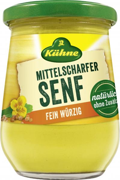 Kühne Senf mittelscharf fein würzig