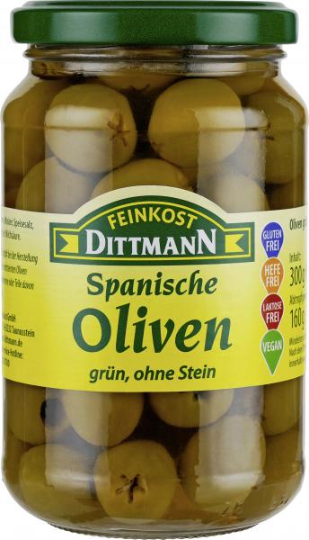 Feinkost Dittmann Grüne Oliven ohne Stein