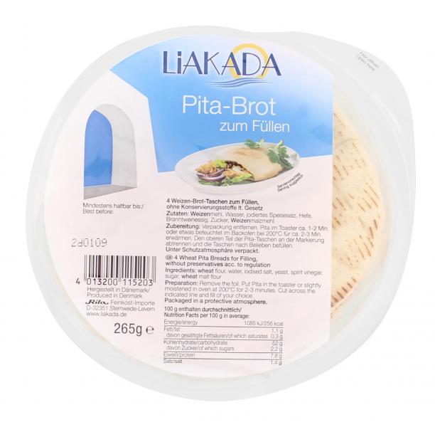 Liakada Pita-Brot zum Füllen