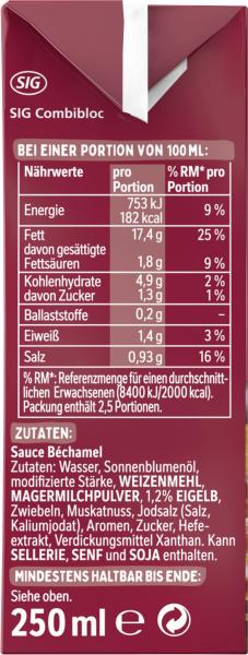 Thomy Les Sauces Bechamel