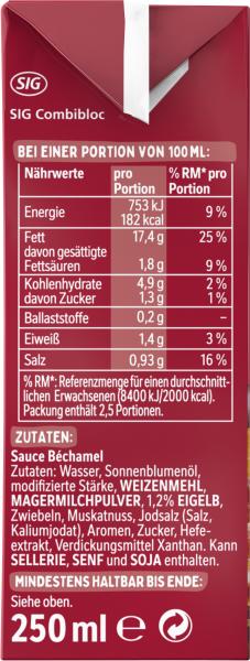 Thomy Les Sauces Béchamel