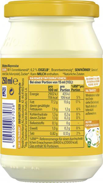 Thomy Delikatess Mayonnaise