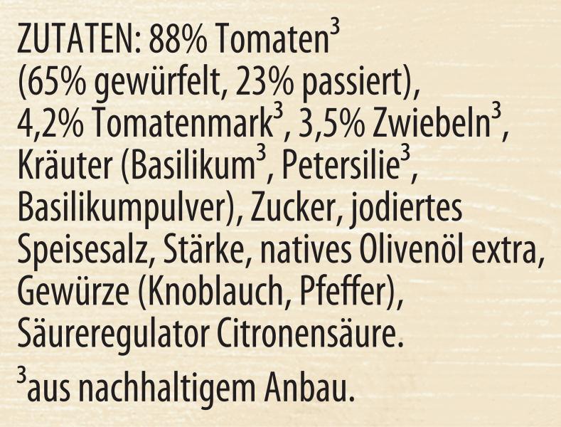 Knorr Tomato al Gusto Basilikum