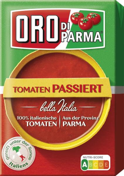 Oro di Parma Tomaten passiert