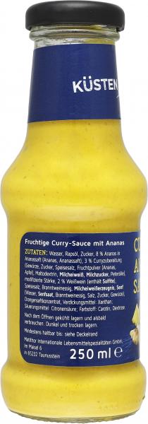 Küstengold Curry Ananas Sauce