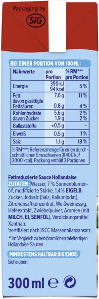 Thomy Les Sauces Hollandaise Légère