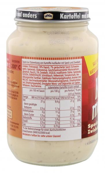 Unox Kartoffel Mal anders Speck-Zwiebeln