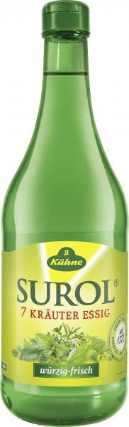 Kühne Surol 7 Kräuter Essig würzig-frisch
