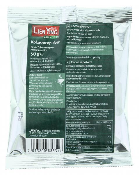 Lien Ying Asian-Spirit Kokosnusspulver