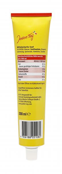 Jeden Tag Senf mittelscharf