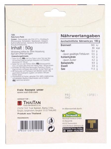 Real Thai Rote Curry Paste