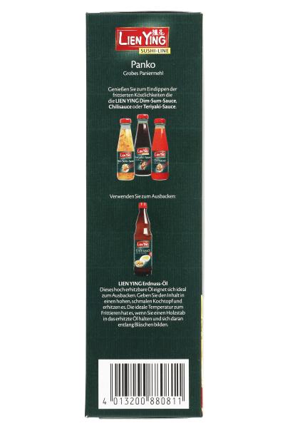 Lien Ying Sushi-Line Panko grobes Paniermehl