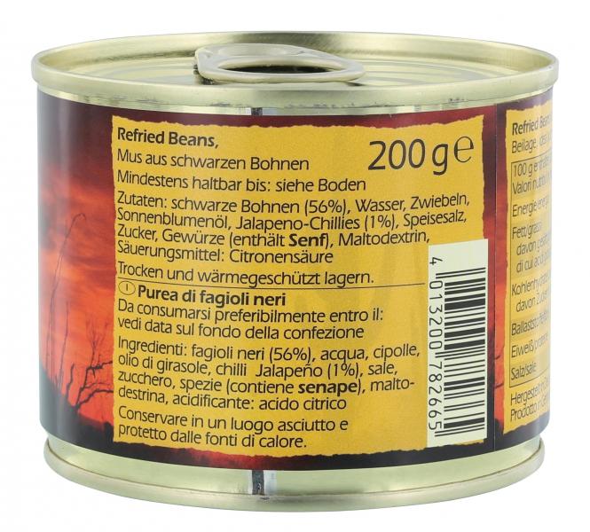 Don Enrico Mexicano Refried Beans Black Bean Puree