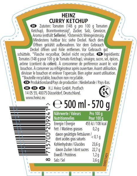 Heinz Curry Ketchup