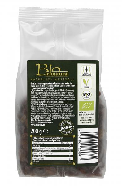 Rinatura Bio Daily Green Rosinen ungeschwefelt