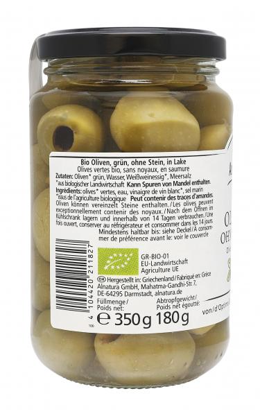 Alnatura Grüne Oliven ohne Stein