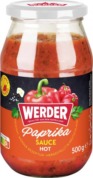 Werder Paprikasauce hot