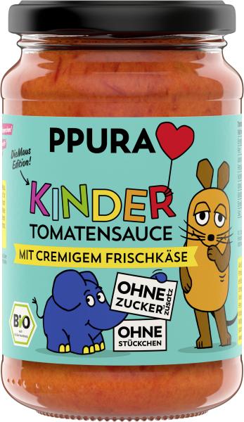 Ppura Bio Kinder Tomatensauce mit Frischkäse