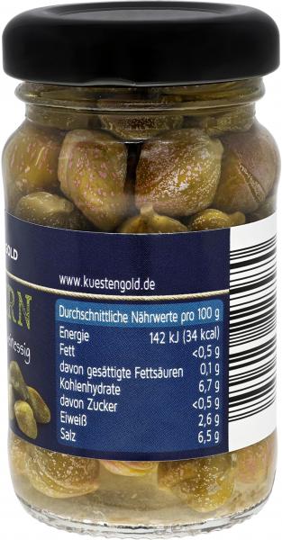 Küstengold Kapern in Branntweinessig