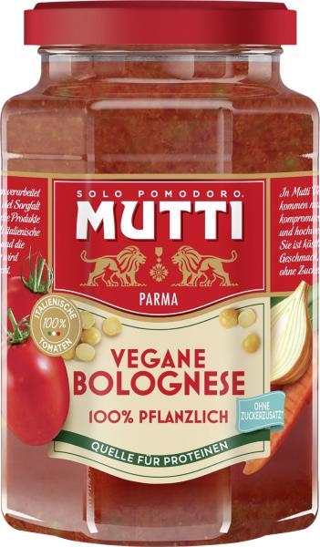 Mutti Pasta Sauce vegane Bolognese