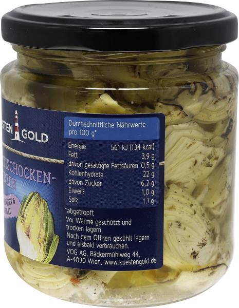 Küstengold Artischockenherzen mariniert & gegrillt