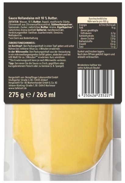 Tafelzeit Sauce Hollandaise