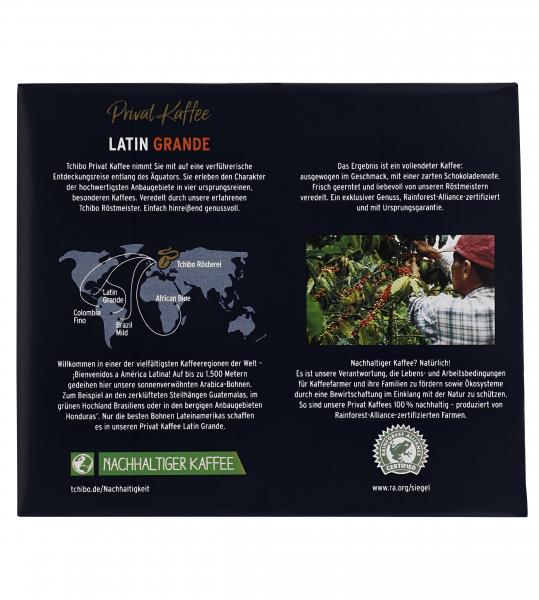 Tchibo Privat Kaffee Latin Grande gemahlen