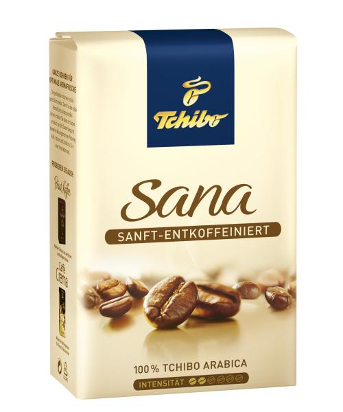 Tchibo Sana sanft-entkoffeiniert - 500g Ganze Bohne