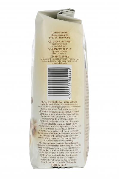 Tchibo Sana sanft-entkoffeiniert - 500g Ganze Bohne