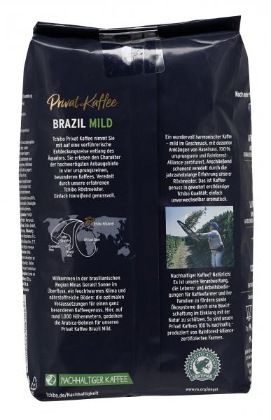 Tchibo Privat Kaffee Brazil Mild Ganze Bohne