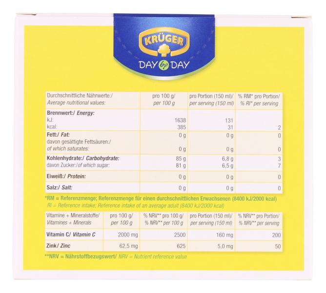 Krüger Day by Day Heißgetränk Zitrone