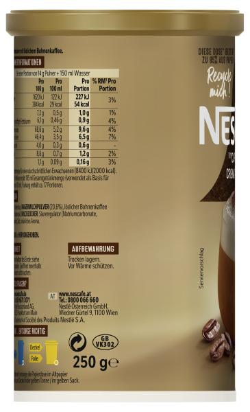 Nescafé Typ Cappuccino Cremig Zart