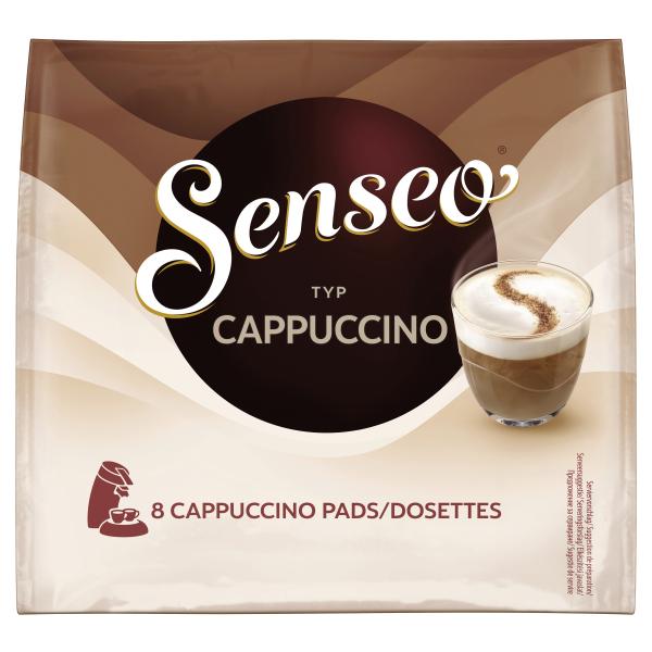 Senseo Pads Typ Cappuccino, 8 Kaffeepads