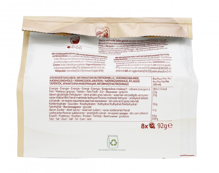 Senseo Pads Café Latte, 8 Kaffeepads