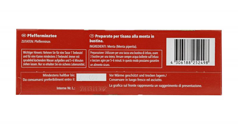Jeden Tag Tee Pfefferminze