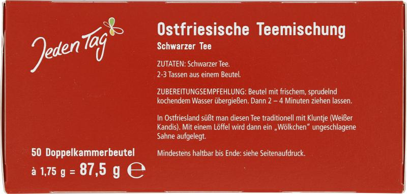 Jeden Tag Ostfriesische Teemischung