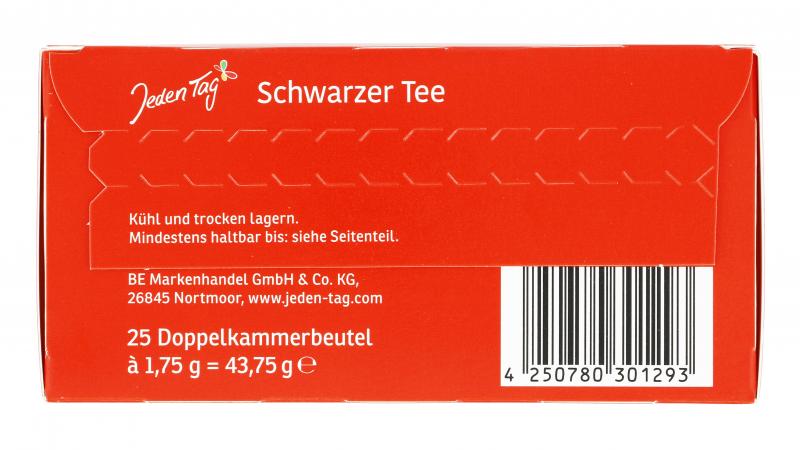 Jeden Tag Schwarzer Tee
