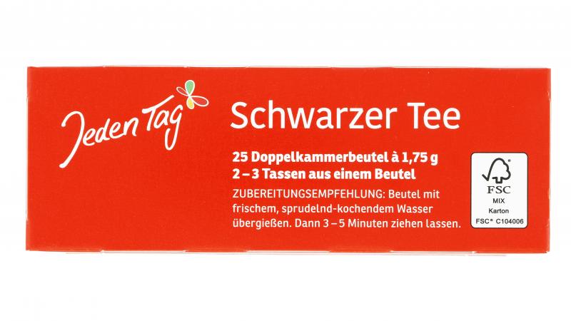 Jeden Tag Schwarzer Tee