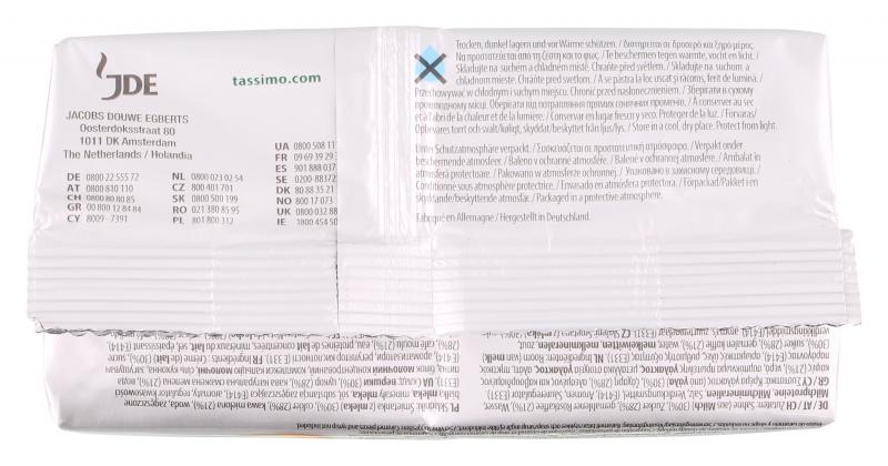 Tassimo Kapseln Jacobs Typ Latte Macchiato Caramel, 8 Kaffeekapseln